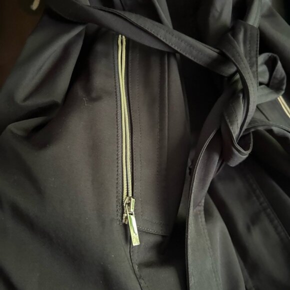 Ivanka Trump Black Trench Coat Windbreaker XL - Picture 15 of 16
